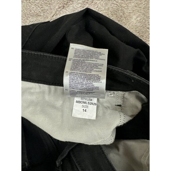 NYDJ Not Your Daughters Women’s Size 14 Jeans Lift Tuck Skinny Black Denim - Picture 10 of 13